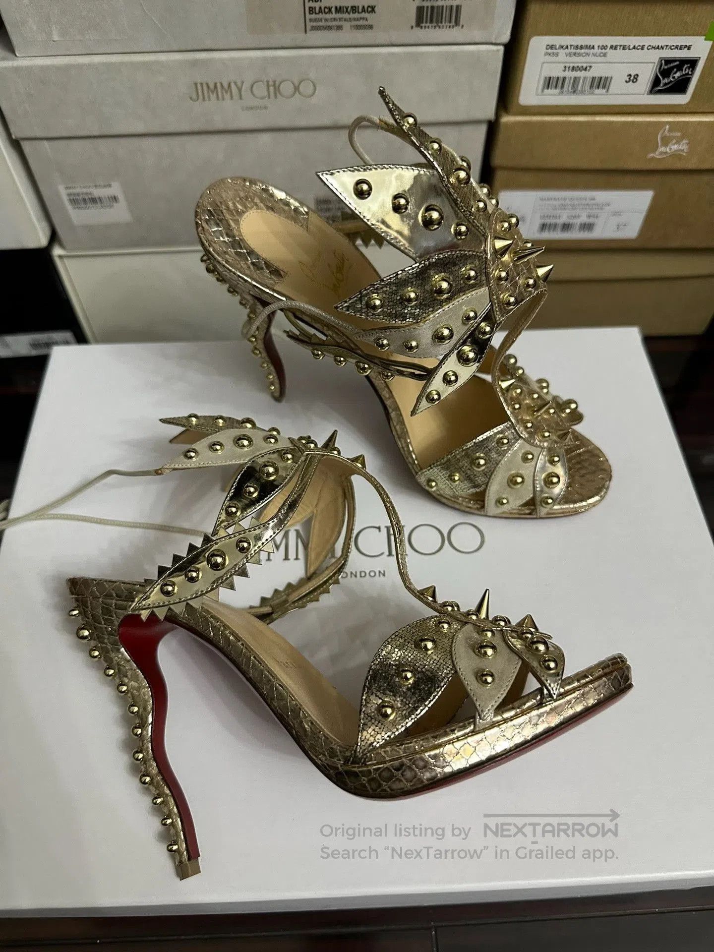 Christian Louboutin Christian Louboutin Limited Edition Heels. Size US 7.5 / IT 37.5 - 2 Thumbnail