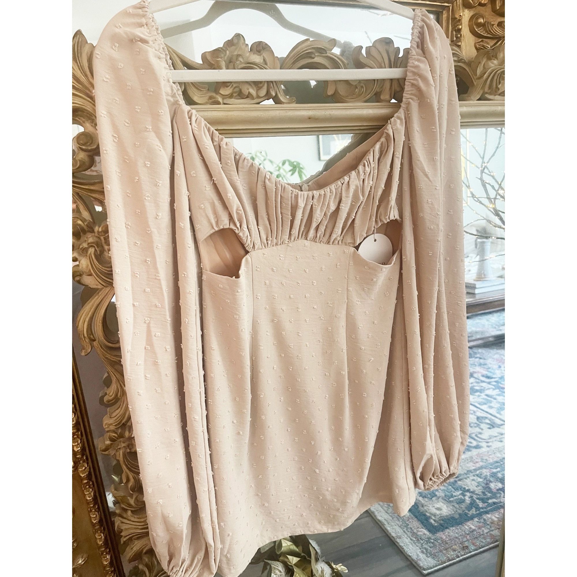 Other Rumer NWT Camille Mini Dress Sz XS Nude Size XS / US 0-2 / IT 36-38 - 2 Thumbnail