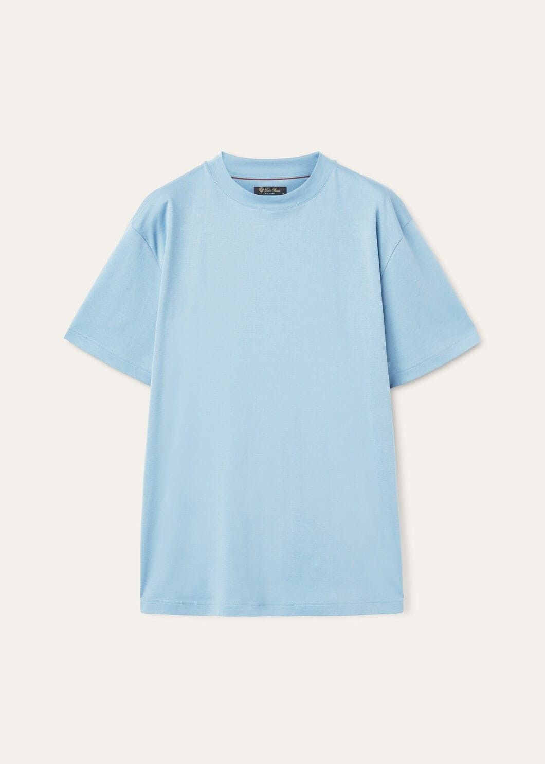 Loro Piana o1w1db10125 FAM8924 T-Shirt in Light Blue Size US XL / EU 56 / 4 - 1 Thumbnail