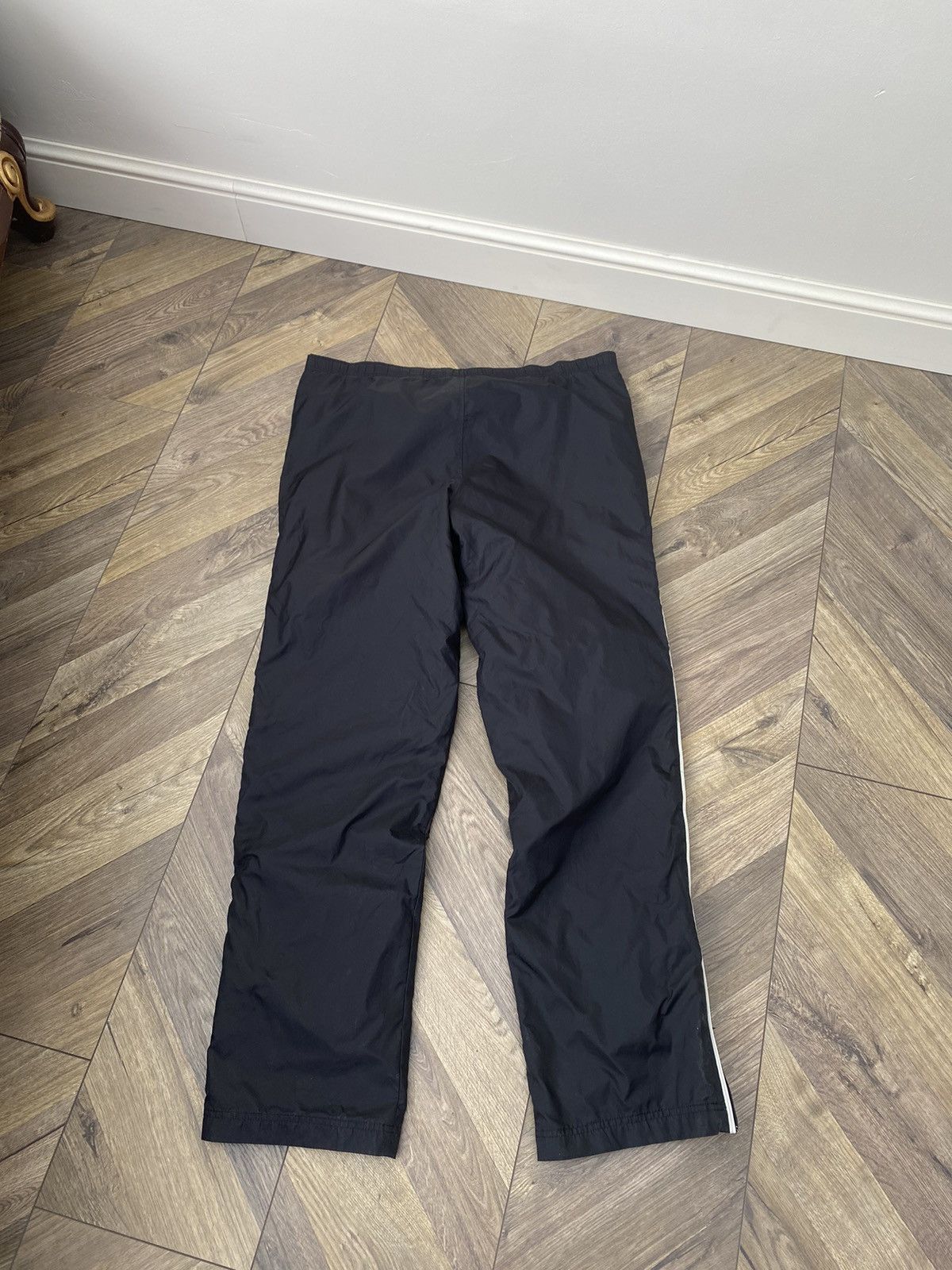 Nike × Vintage Vintage Nike Y2K Nylon Track Pants Double Swoosh Size US 34 / EU 50 - 11 Thumbnail