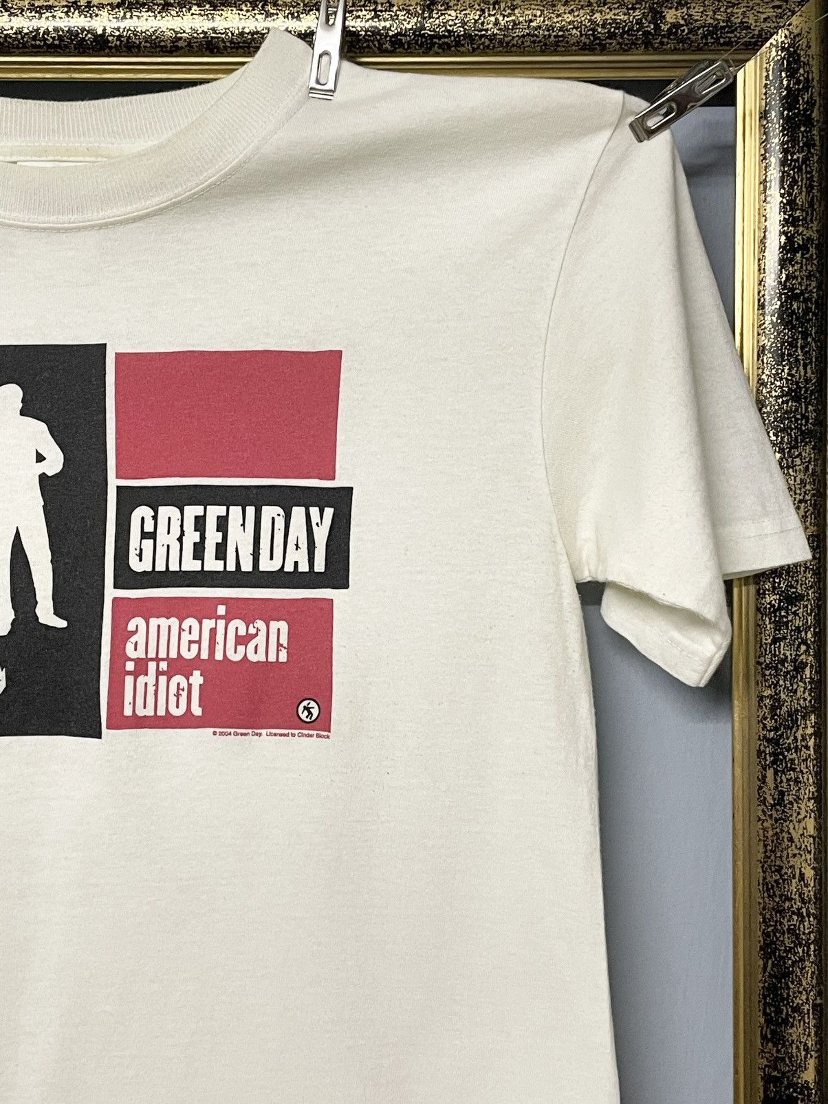 Vintage Vintage Greenday American Idiot Tour 2005 Cropped Tshirt Size US S / EU 44-46 / 1 - 5 Thumbnail