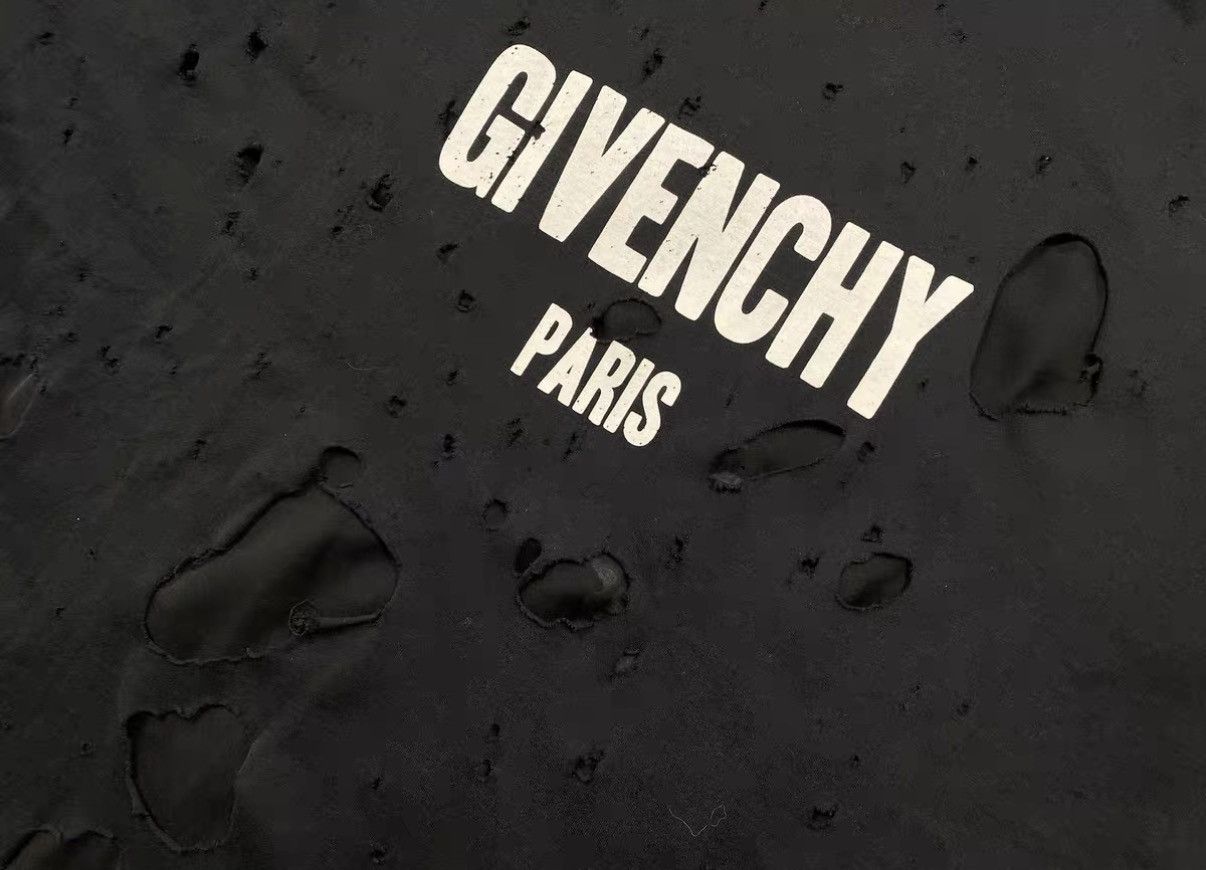 Givenchy Givenchy Signature Heavy Distressed T-Shirt J31 Size US S / EU 44-46 / 1 - 5 Thumbnail