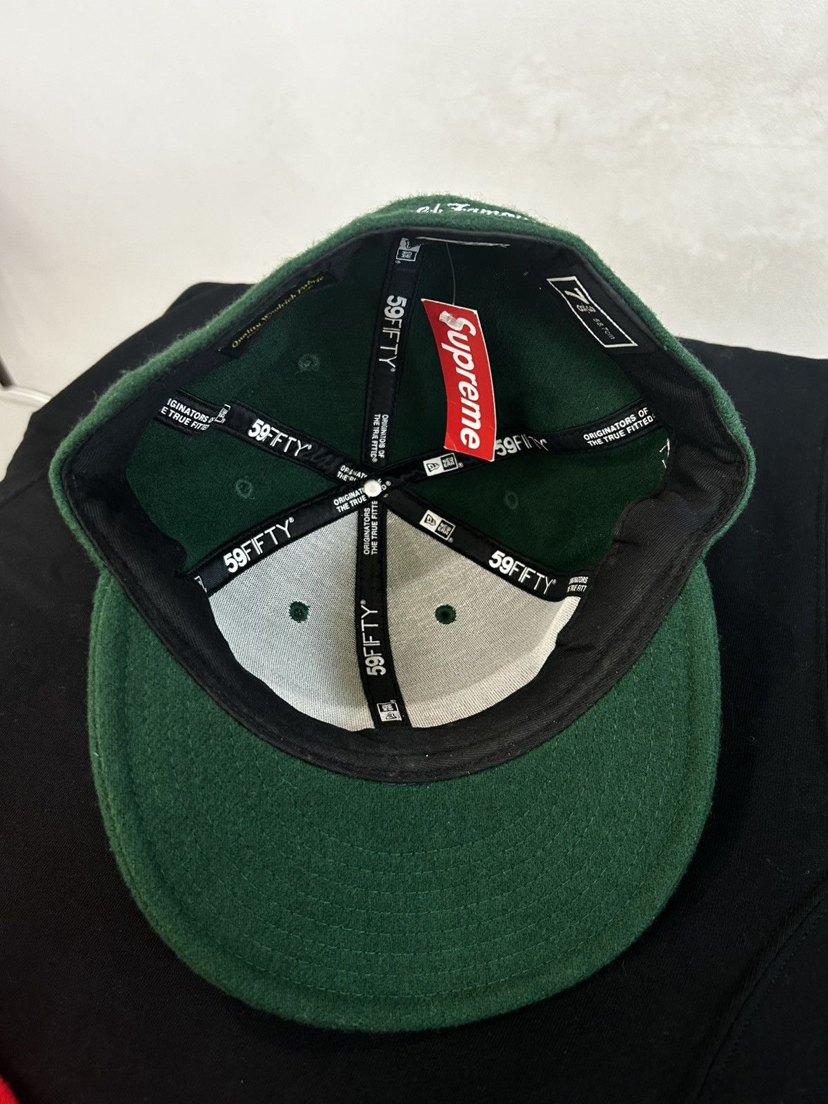 Supreme Supreme Woolrich Box Logo FW10 Green Cap 7 3/8 NEW Size ONE SIZE - 5 Thumbnail