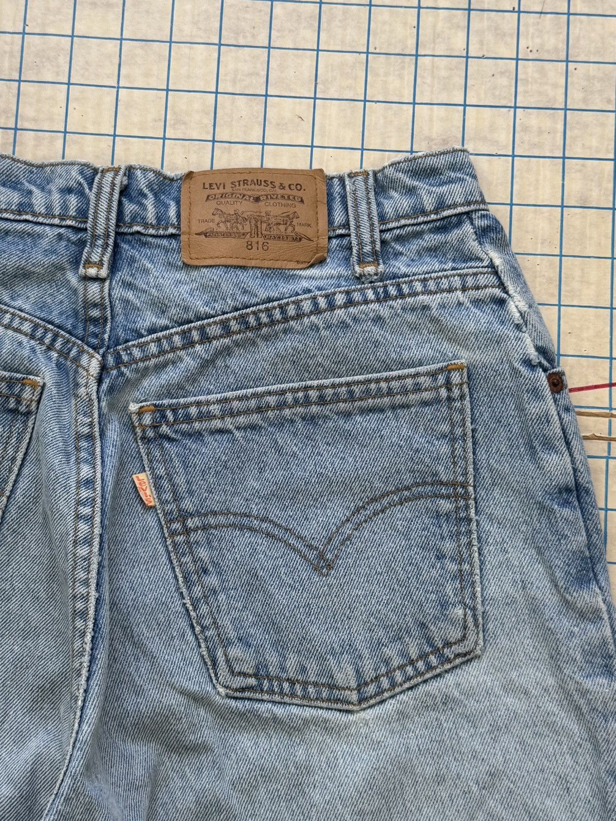 Levi's Vintage Levi’s 816 Long Length Jeans Size 10 27x34 Tapered Size 27" / US 4 / IT 40 - 15 Thumbnail