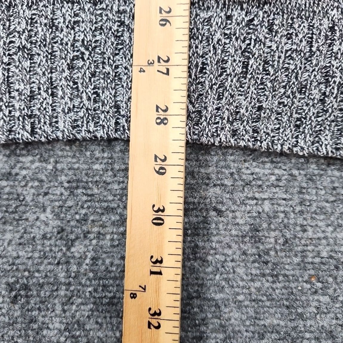 Sean John Sean John Men L Gray Heather Button Henley Sweater Long Sleeve Cotton Shirt Hoody? Size US L / EU 52-54 / 3 - 7 Thumbnail