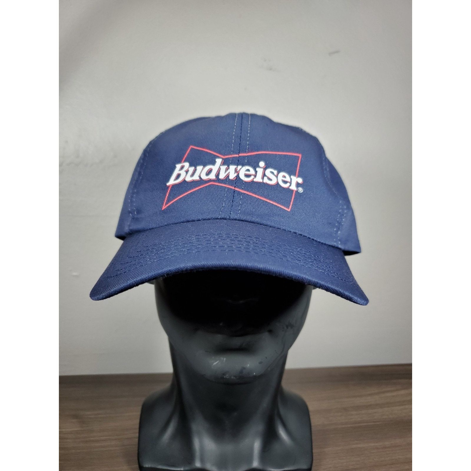 Budweiser × Vintage Vintage Budweiser Beer Hat Snapback Cap Navy Blue Promo Size ONE SIZE - 4 Thumbnail