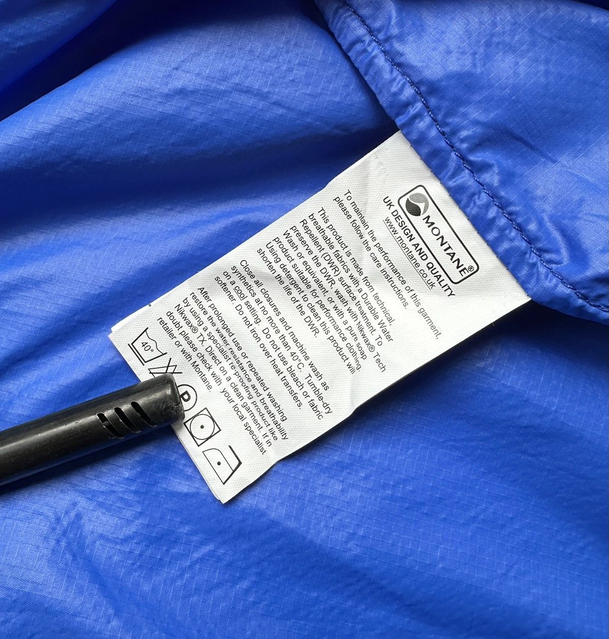 Montane Montane Cycling Blue Jacket Full Zip Size Large Size US L / EU 52-54 / 3 - 8 Thumbnail