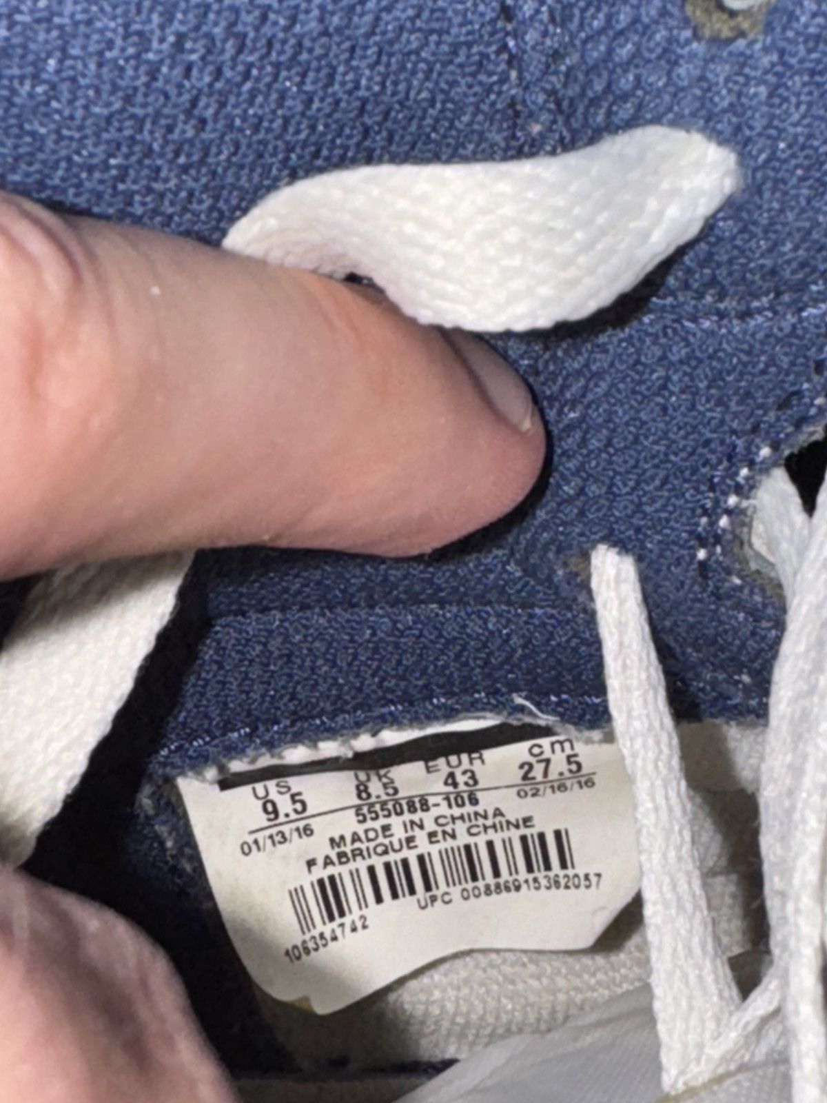 Jordan Brand × Nike US 9.5 Nike Air Jordan 1 Retro High OG Metallic Navy Blue Size US 9.5 / EU 42-43 - 9 Thumbnail