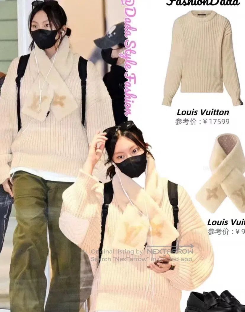 Louis Vuitton Louis Vuitton Brown cashmere round-neck long-sleeve knitte Size US S / EU 44-46 / 1 - 8 Thumbnail