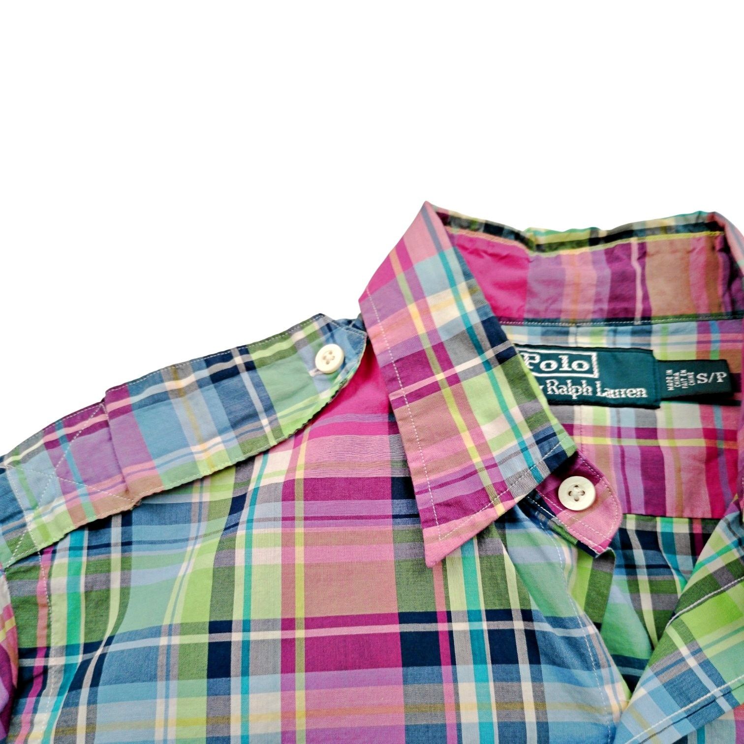 Polo Ralph Lauren Polo Ralph Lauren Military Pink Plaid L/S Button Down Shirt Size US S / EU 44-46 / 1 - 5 Thumbnail