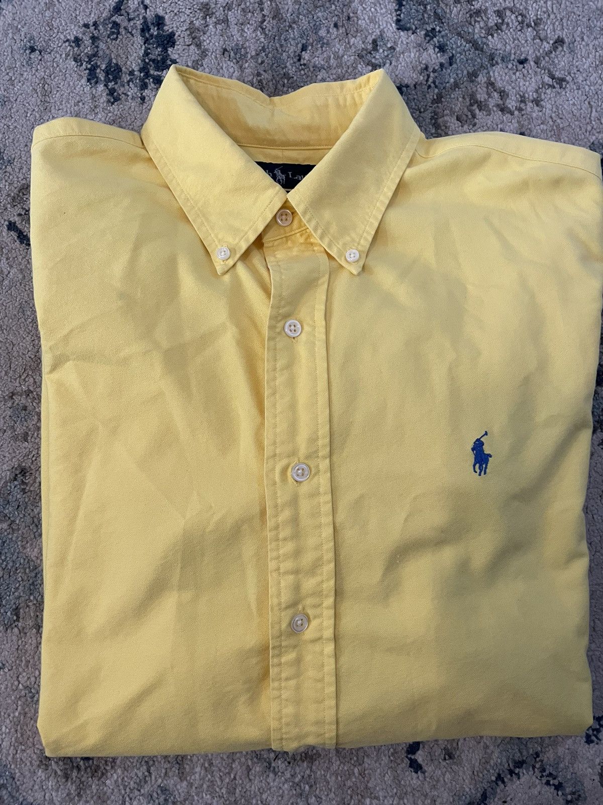 Polo Ralph Lauren × Vintage Garment Dyed Button Down Oxford Size US L / EU 52-54 / 3 - 1 Thumbnail