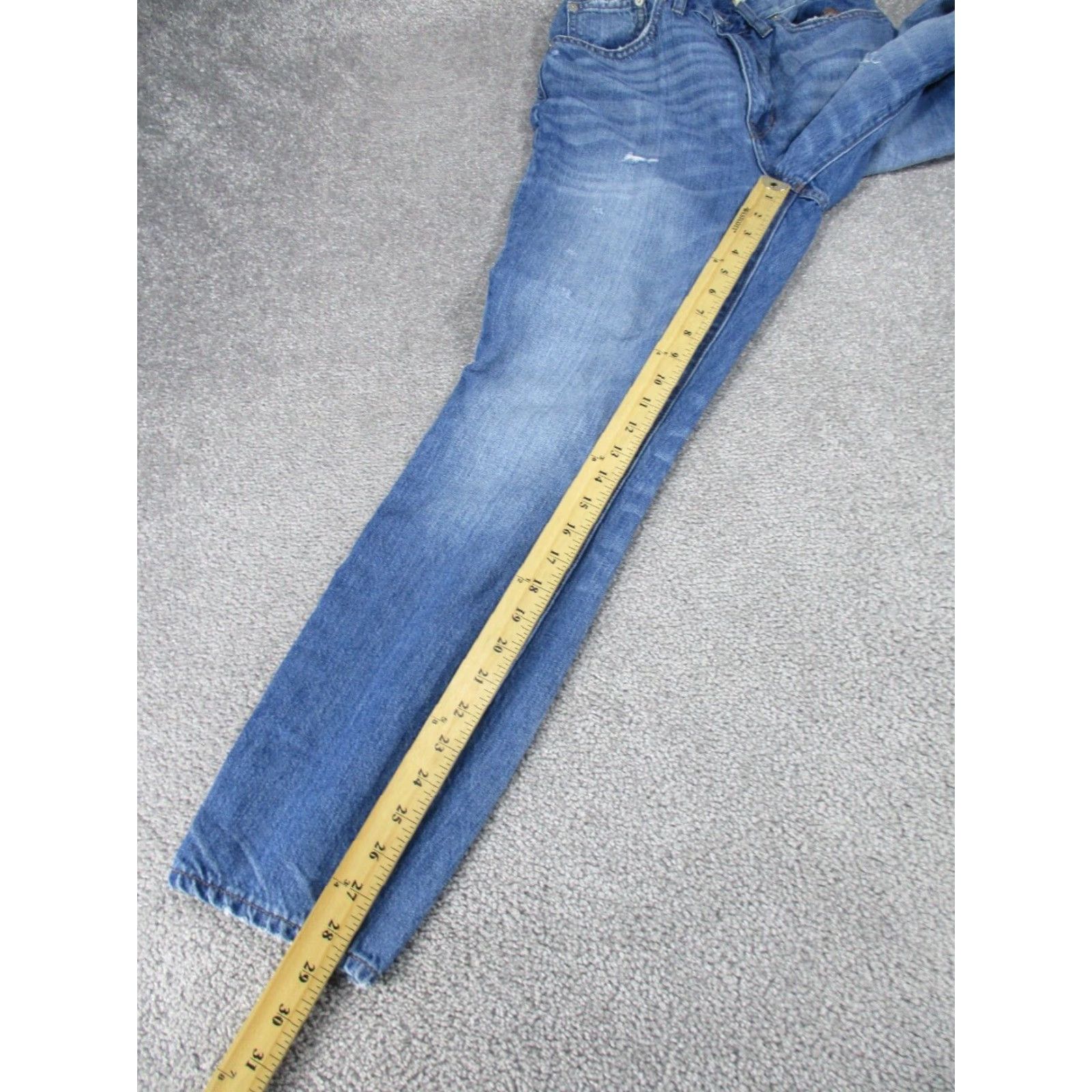 Madewell Madewell Jeans Skinny Denim Woman 29 High Rise Light Medium Wash Blue Regular Size 29 Womens Jeans Size 29" - 4 Thumbnail