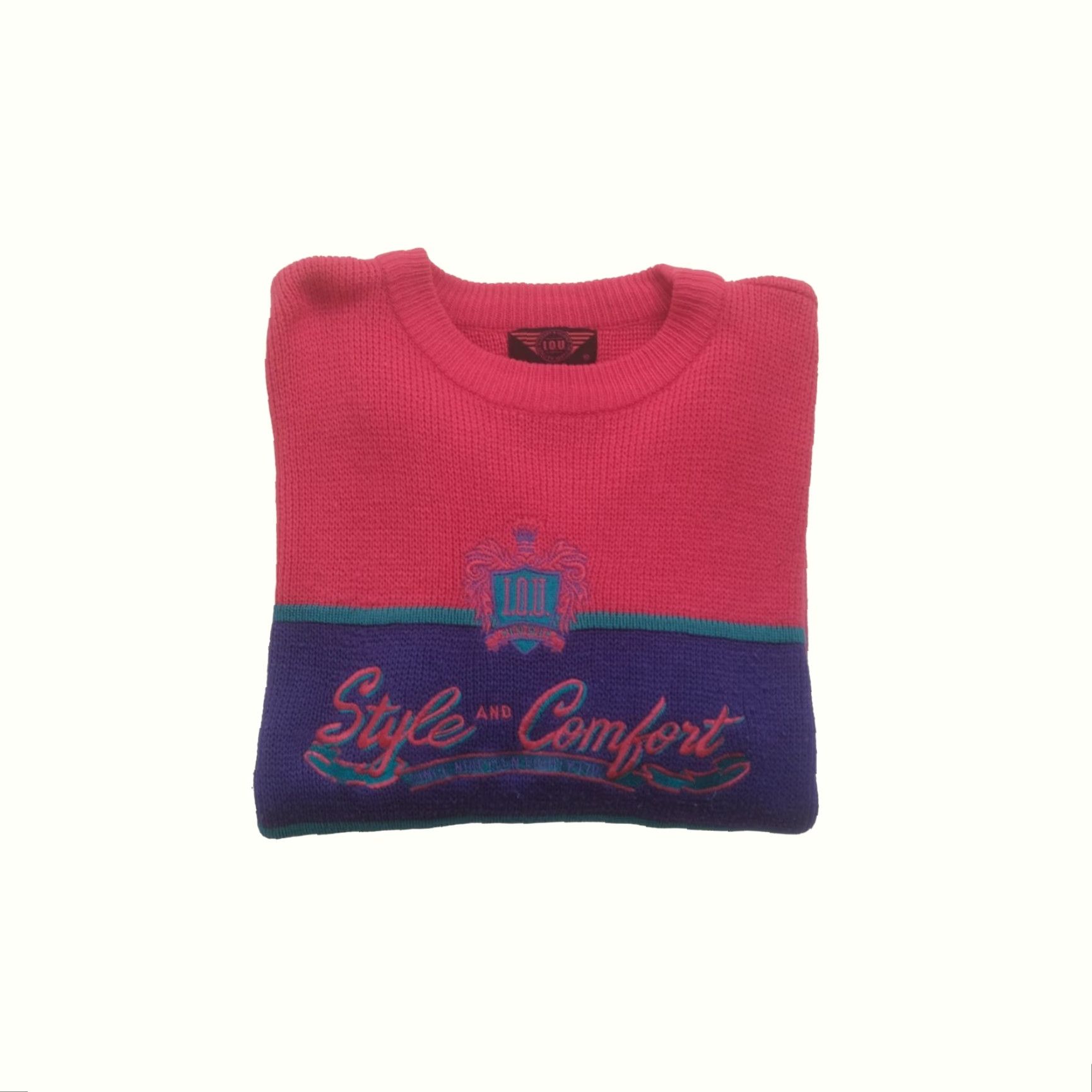 Etro VTG 90s 80s RETRO PINK MULTI COLOR KOREA MADE KNIT CREW EMBROIDERED SWEATSHIRT M Size US M / EU 48-50 / 2 - 2 Thumbnail