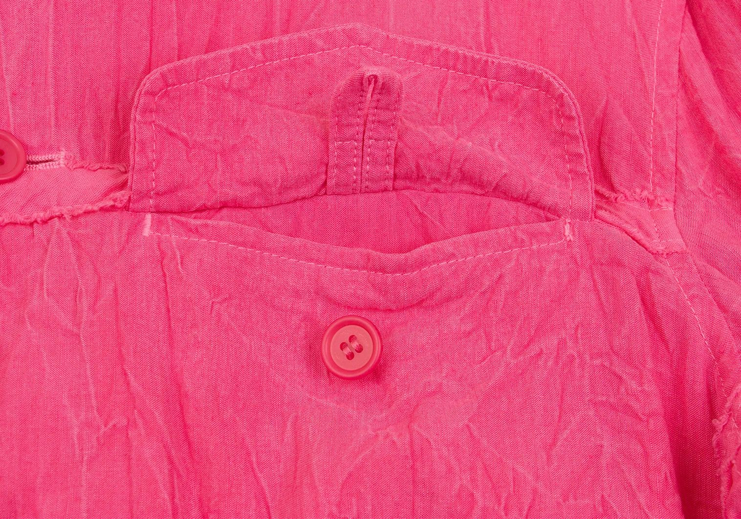 Issey Miyake Pink Pleated Tape Design Jacket in Good Condition Size US L / EU 52-54 / 3 - 8 Thumbnail