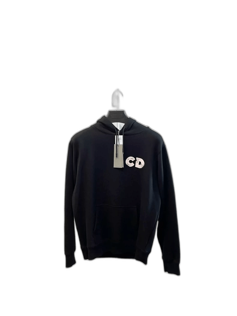 Dior Dior Black Crystal Basketball Hoodie Size US S / EU 44-46 / 1 - 1 Thumbnail