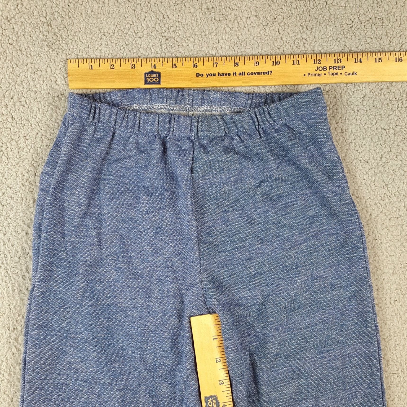 Vintage Vintage Peter Popovitch Women's Leggings M Blue 80s 90s Athletic Yoga Casual Retro Stretch Size 32" / US 10 / IT 46 - 5 Thumbnail