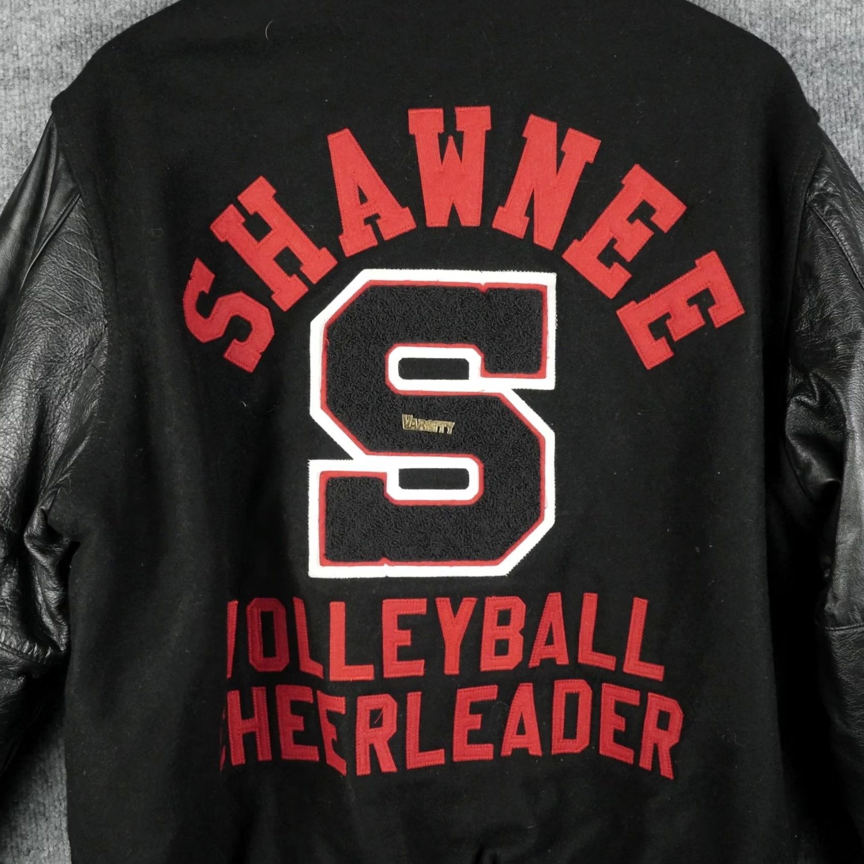 Holloway VINTAGE Holloway Varsity Jacket Womens L Shawnee Volleyball Cheerleader 90s Size L / US 10 / IT 46 - 7 Thumbnail