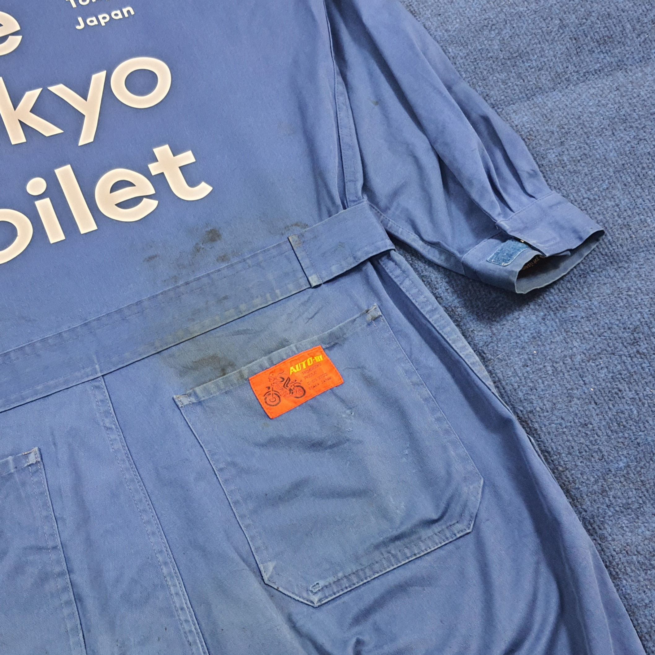 Japanese Brand Vintage The Tokyo Toilet Japan Custom Logo Coverall C298N27 Size US L / EU 52-54 / 3 - 3 Thumbnail
