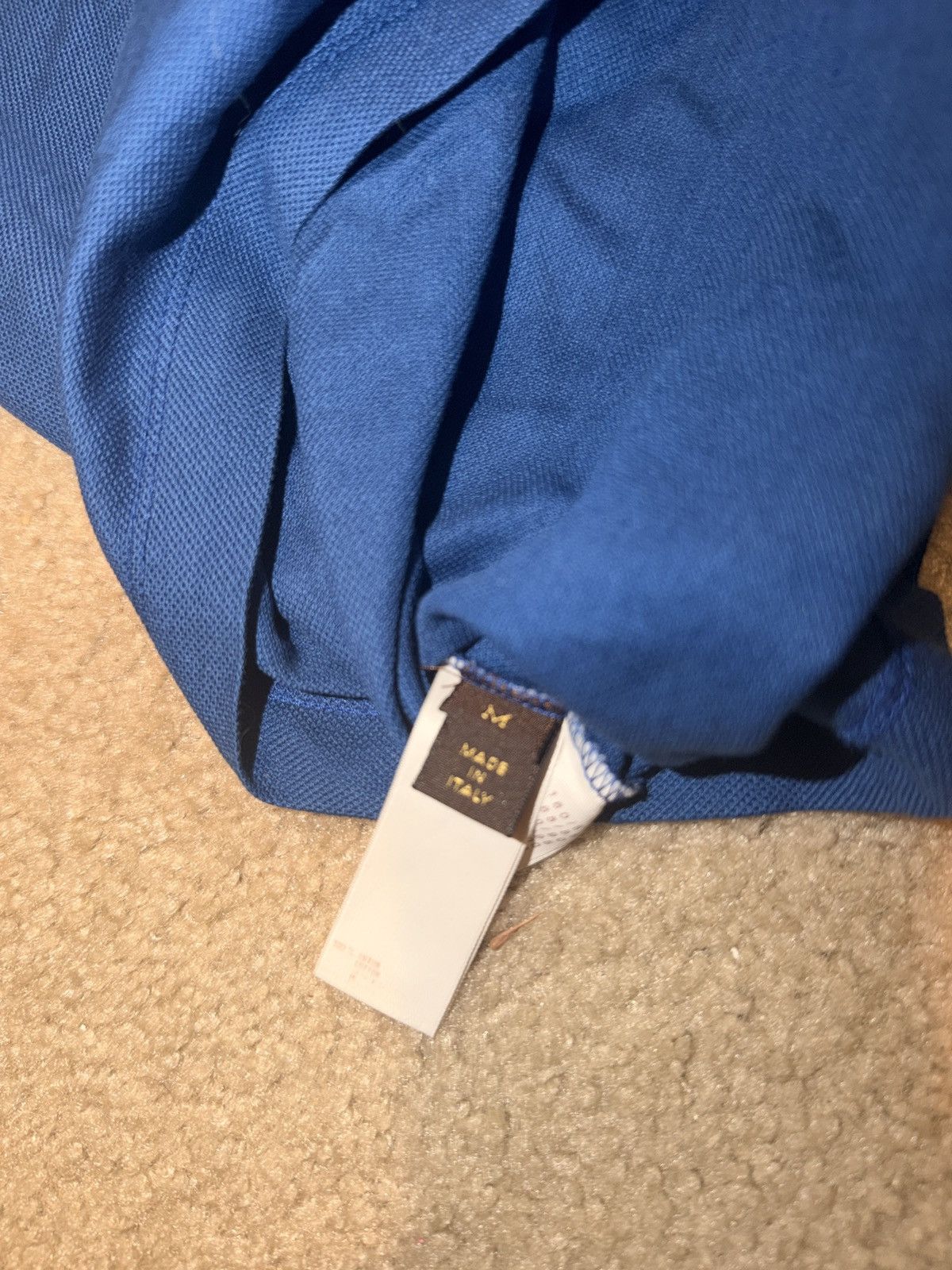 Louis Vuitton Louis Vuitton LV Logo Polo Shirt Blue Size Medium Size US M / EU 48-50 / 2 - 3 Thumbnail