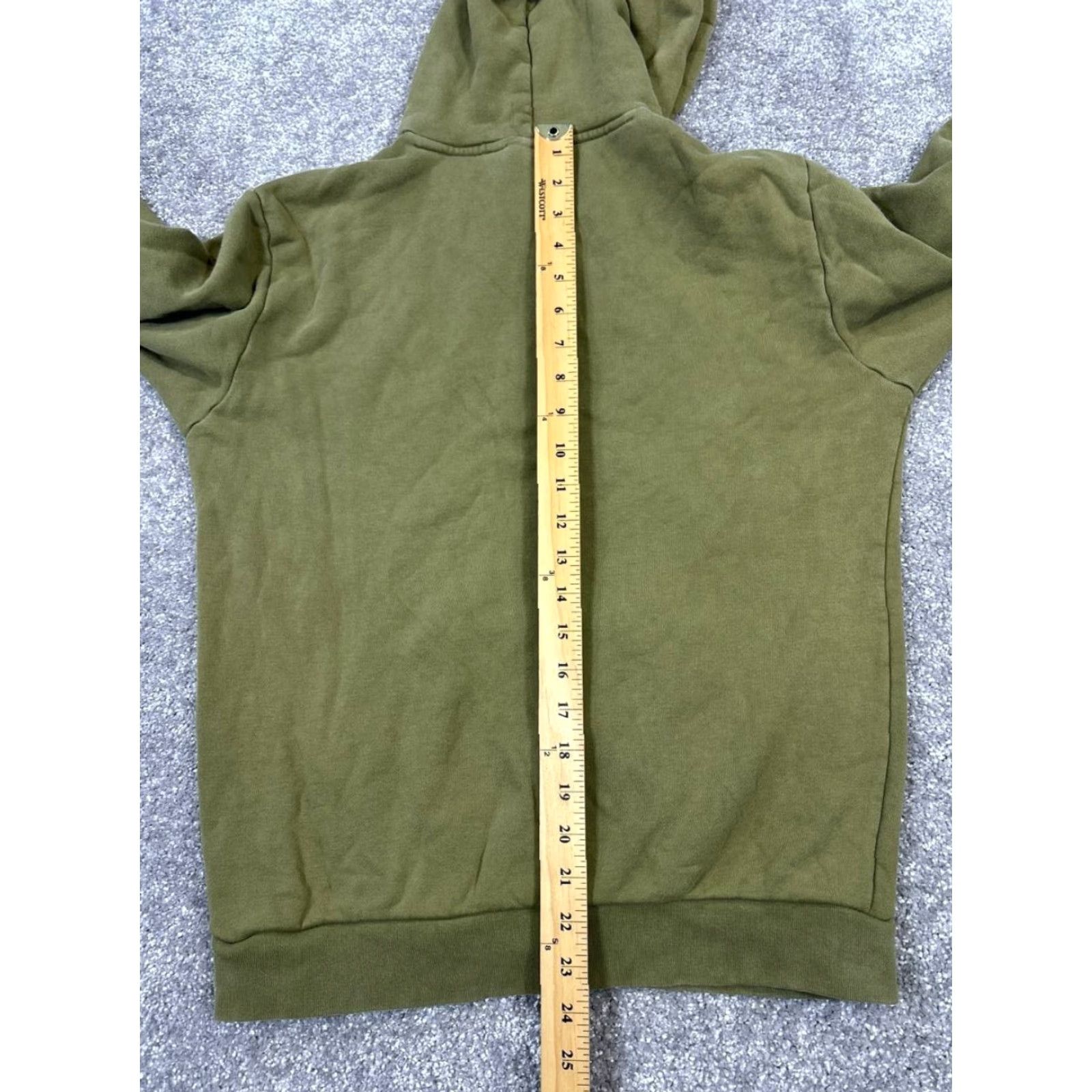 Adidas Adidas Hoodie Small Green Cotton Fleece Womens Size S / US 4 / IT 40 - 7 Thumbnail
