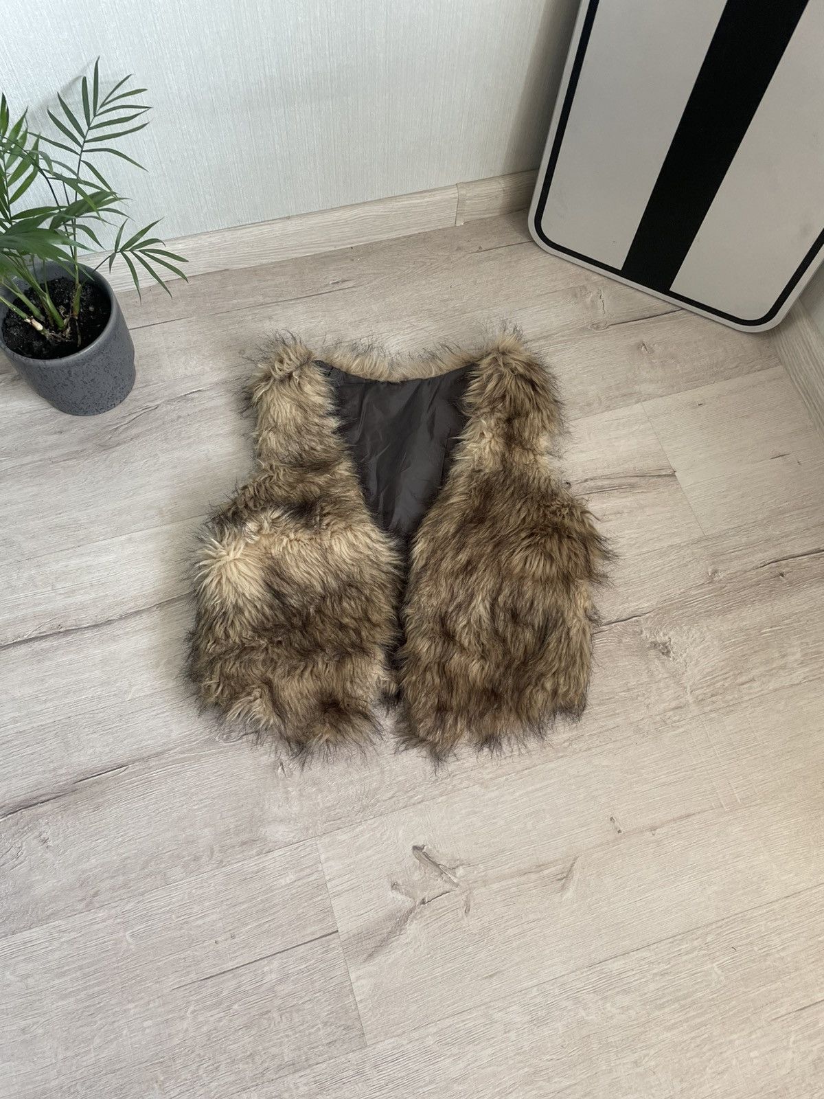 If Six Was Nine × Japanese Brand Vintage Avant Garde Mink Fur Vest Coat Fluffy Mohair Y2k Size M / US 6-8 / IT 42-44 - 3 Thumbnail