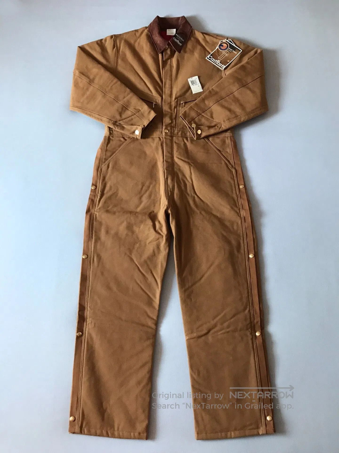Carhartt Carhartt X01 Brown Coveralls Size 42. Size US 26 / EU 42 - 1 Thumbnail