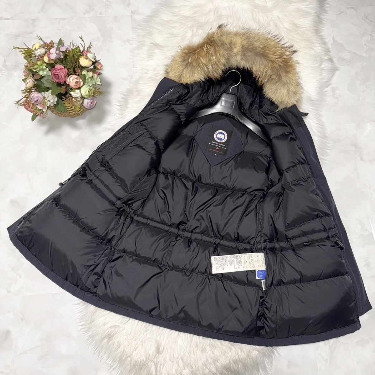 Canada Goose Genuine Canada Goose Hooded Fur Down Jacket Coat S/P Black Size S / US 4 / IT 40 - 7 Thumbnail