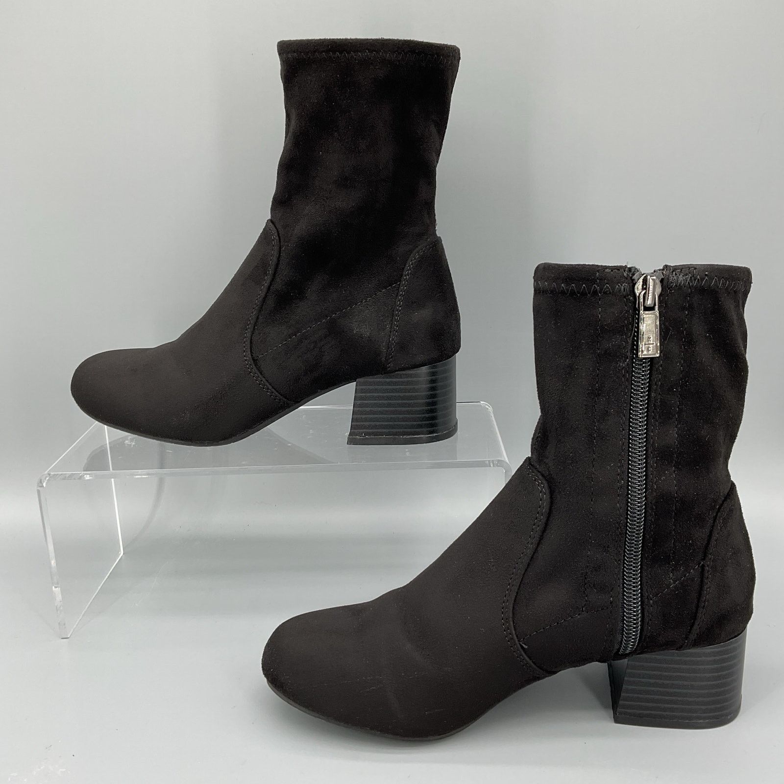 Kenneth Cole Kenneth Cole Women Road Stretch Block Heel Bootie Blk Sz 5M Size US 5 / IT 35 - 2 Thumbnail