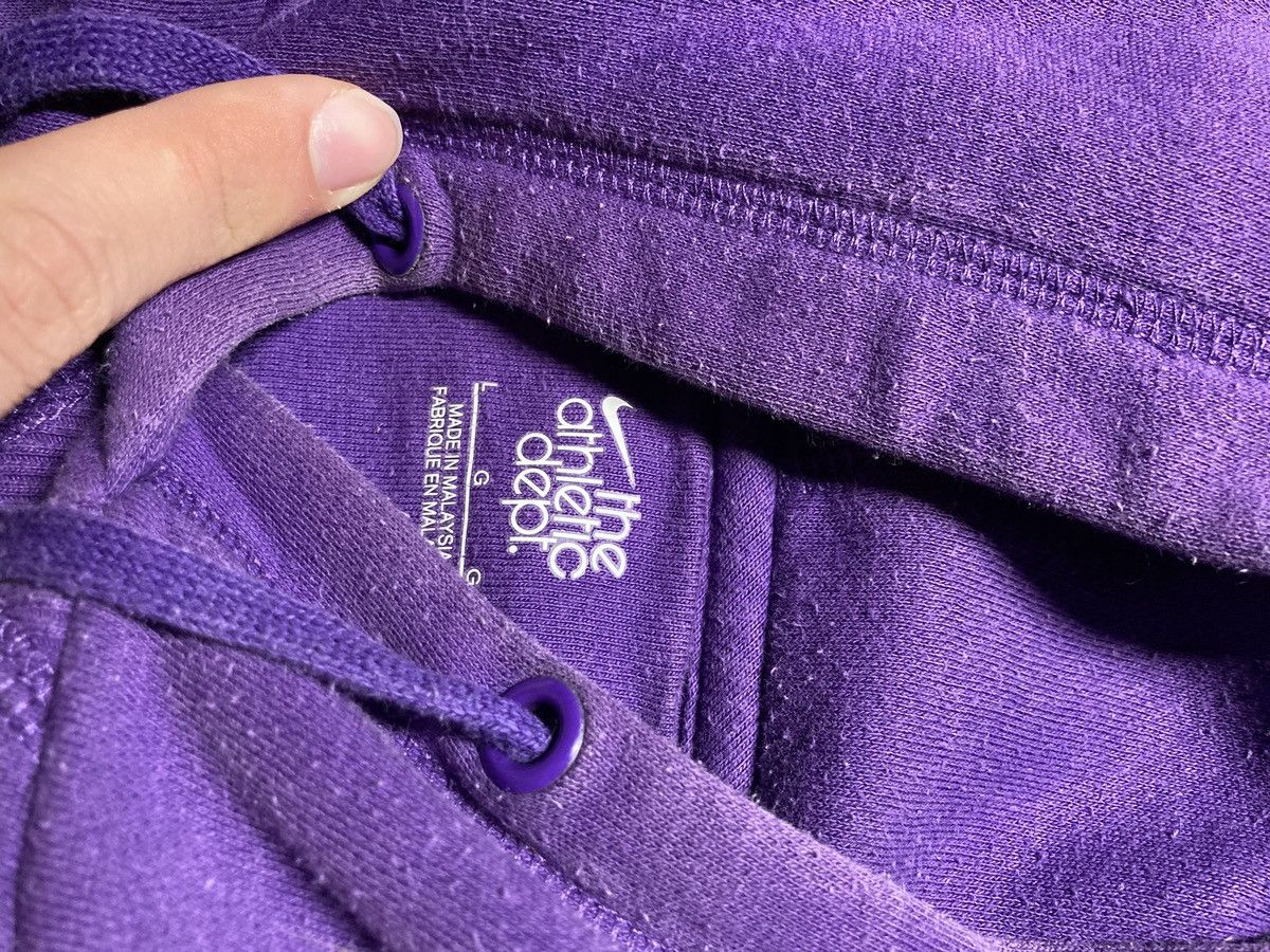Nike × Vintage ⛩️Vintage Nike Purple Corner Swoosh Hoodie Mini Logo SunFaded Size US S / EU 44-46 / 1 - 5 Thumbnail