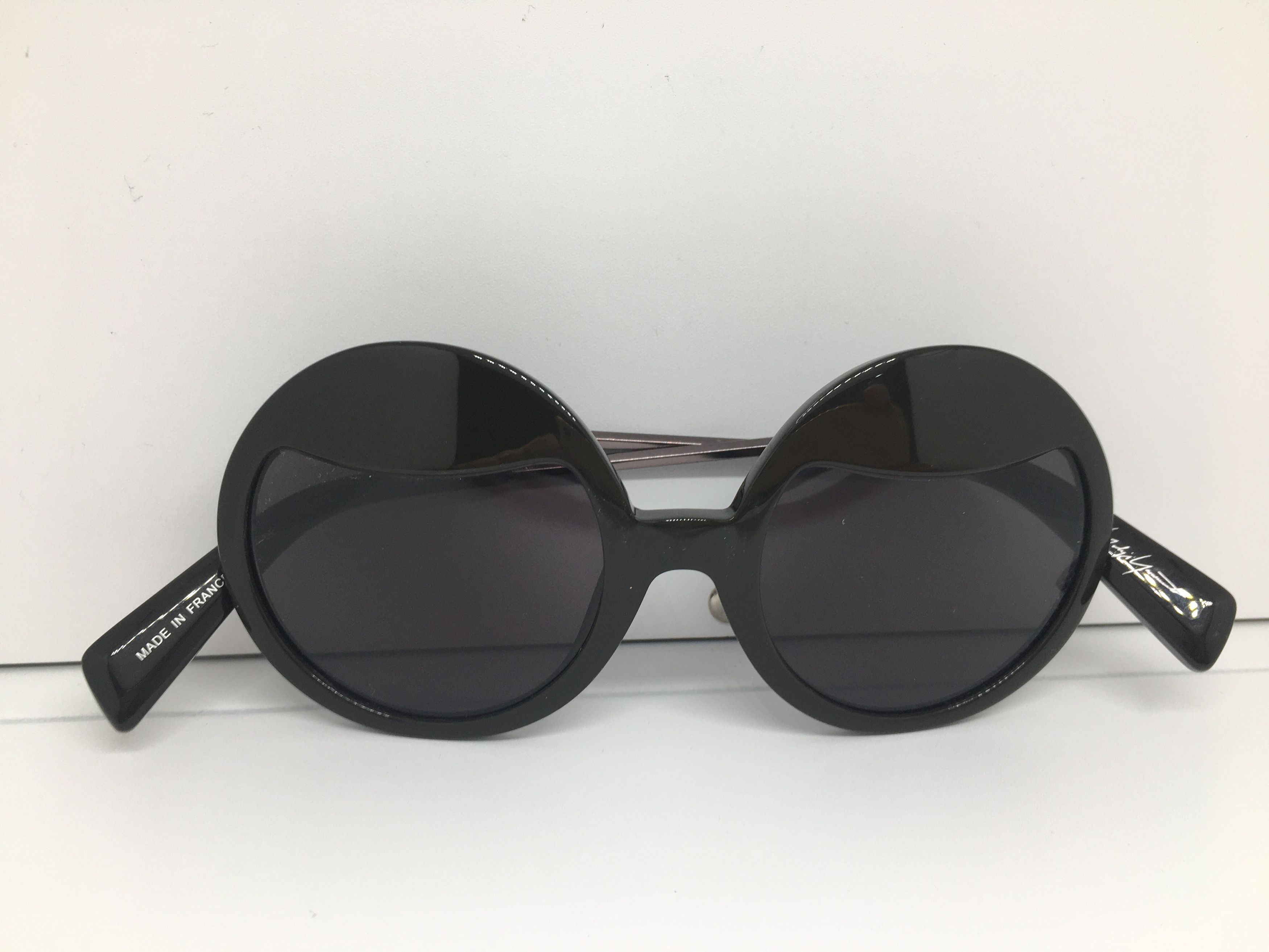 Yohji Yamamoto Yohji Yamamoto YY5002 Maduro Round Sunglasses Frame Size ONE SIZE - 7 Thumbnail