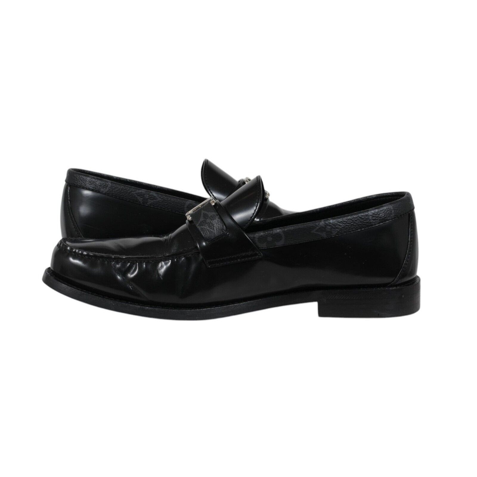 Louis Vuitton Major Loafers Black Leather - 02492 Size US 7.5 / EU 40-41 - 9 Thumbnail