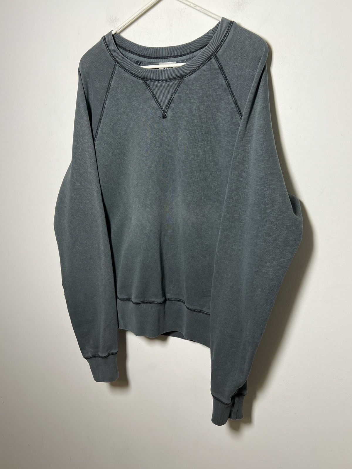 Acne Studios acne y2k washed green crewneck sweatshirt Size US M / EU 48-50 / 2 - 2 Thumbnail