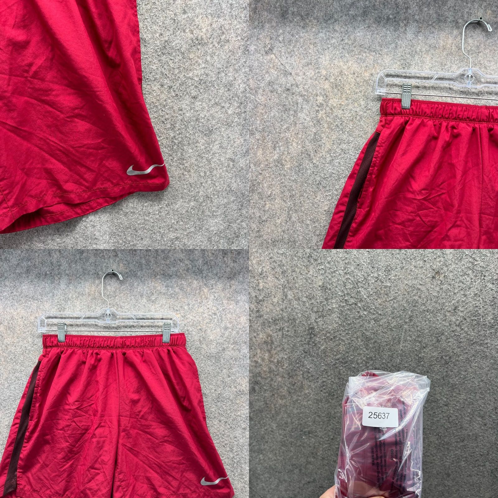 Nike Nike Shorts Men Medium Adult Red Running Polyester Dri Fit Challenger Swoosh Size US 31 - 8 Thumbnail