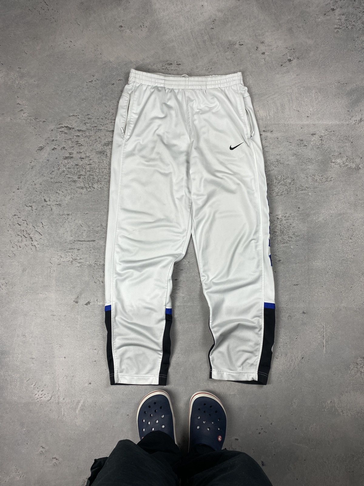 Nike × Vintage Vintage Nike Swoosh Baggy Trackpants M/32 Size US 32 / EU 48 - 5 Thumbnail