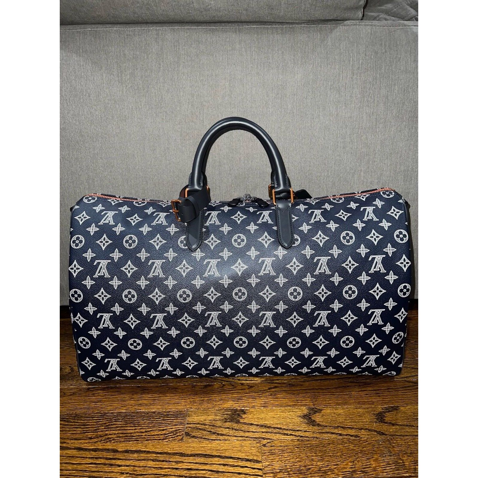 Louis Vuitton Louis Vuitton Keepall Bandouliere Ink Weekend Travel Bag Size ONE SIZE - 7 Thumbnail