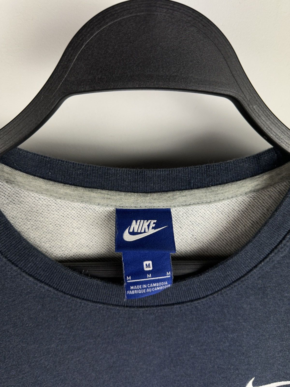 Nike × Vintage Vintage Y2K Nike Logo Swoosh Sweatshirt Size US M / EU 48-50 / 2 - 7 Thumbnail
