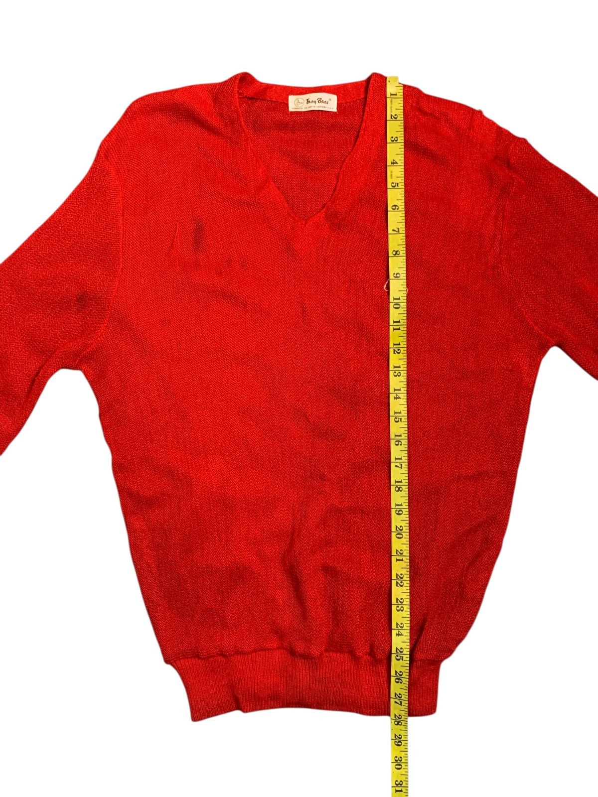 Japanese Brand Rare Design Vintage Troy Bros V-Neck Knitwear Sweater Size M / US 6-8 / IT 42-44 - 8 Thumbnail