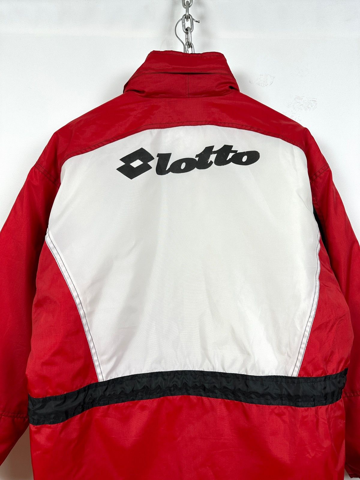 Lotto Sport 90s Vintage Lotto AC Milan Soccer Parka Coat Jacket Size US M / EU 48-50 / 2 - 16 Thumbnail