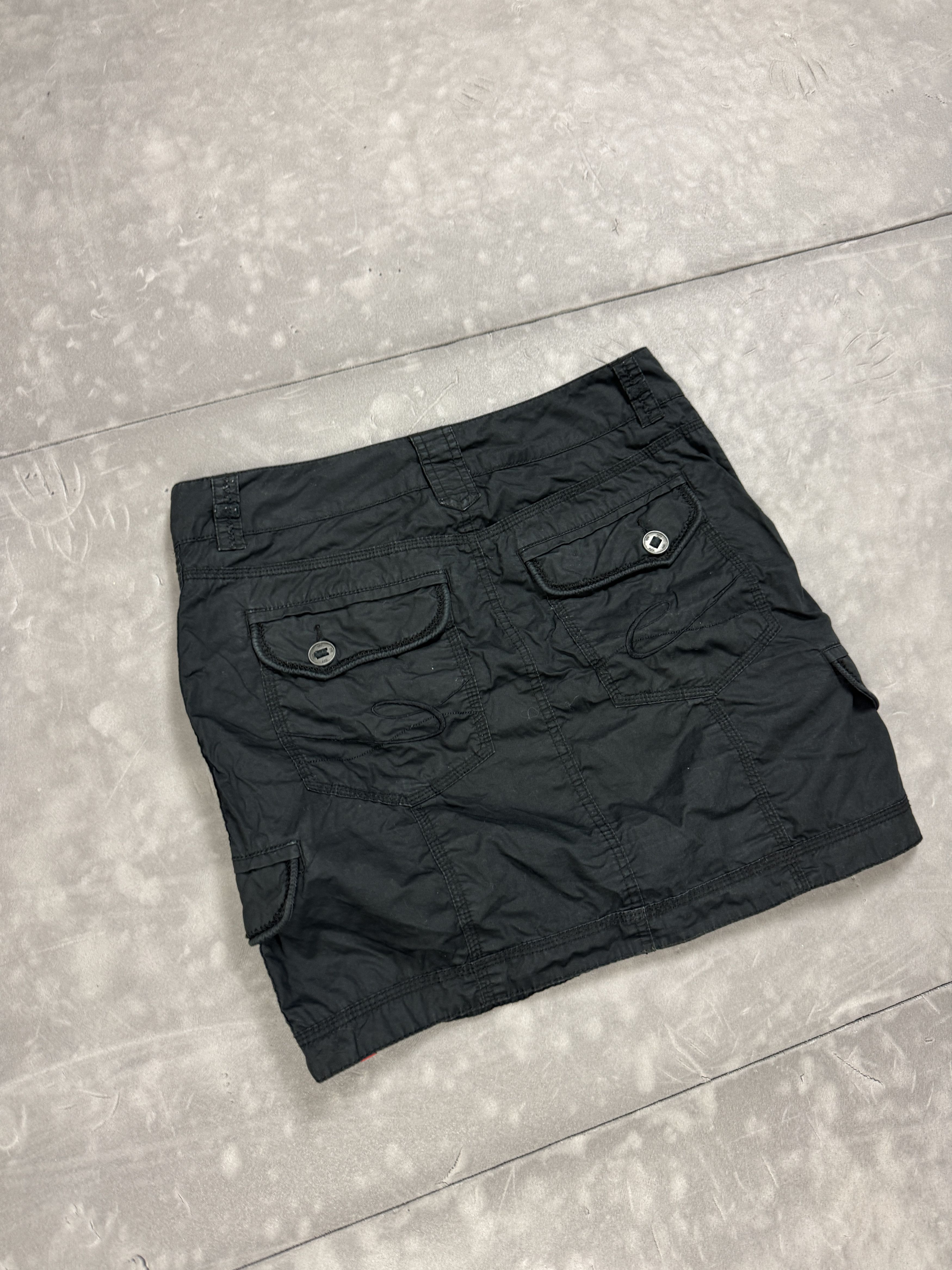 Vintage Cargo mini skirt y2k washed 90s 80s vintage Size 26" / US 2 / IT 38 - 7 Thumbnail