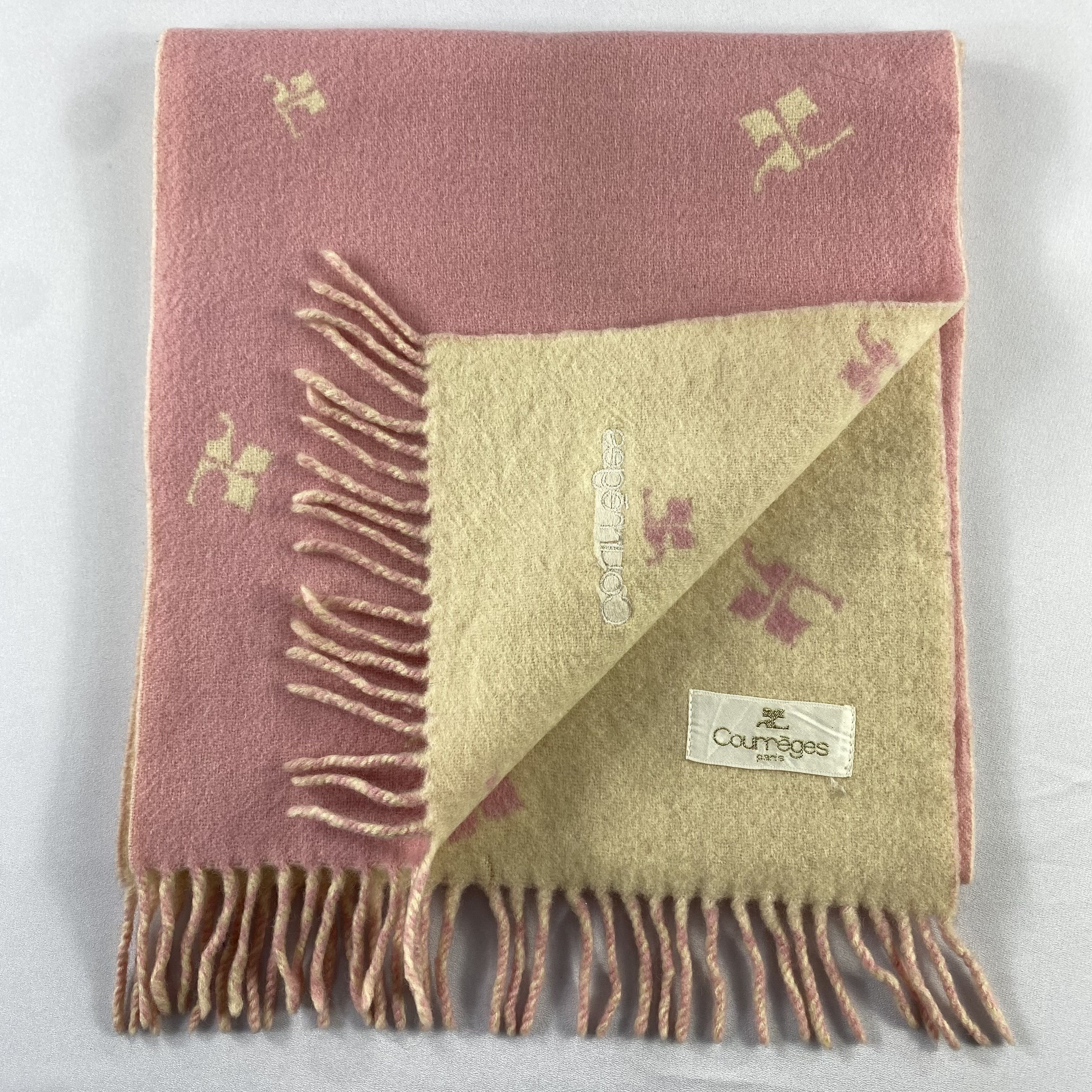 Courreges Courreges Scarf Neck Wrap Wool Muffler Size ONE SIZE - 4 Thumbnail