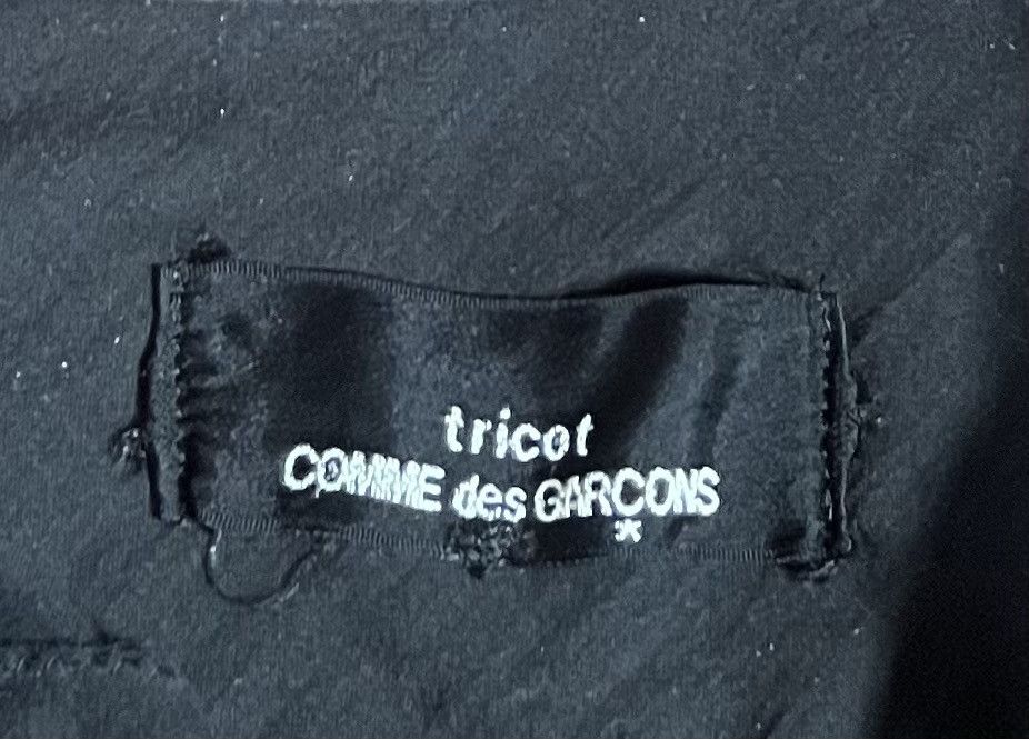 Comme des Garcons Vintage tricot cdg half button avant garde black shirt Size US S / EU 44-46 / 1 - 3 Thumbnail