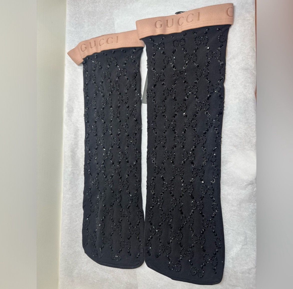 Gucci Gucci Bedazzled sheer socks Size ONE SIZE - 1 Thumbnail
