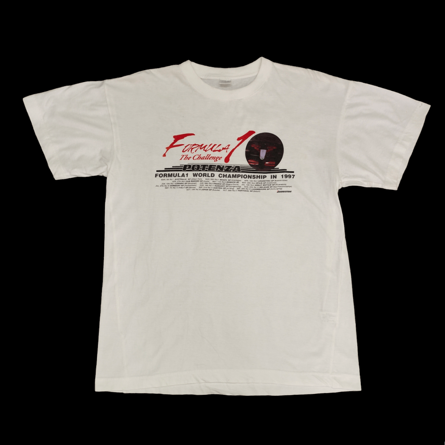 1990s Potenza Formula 1 World Championship 1997 Bridgestone