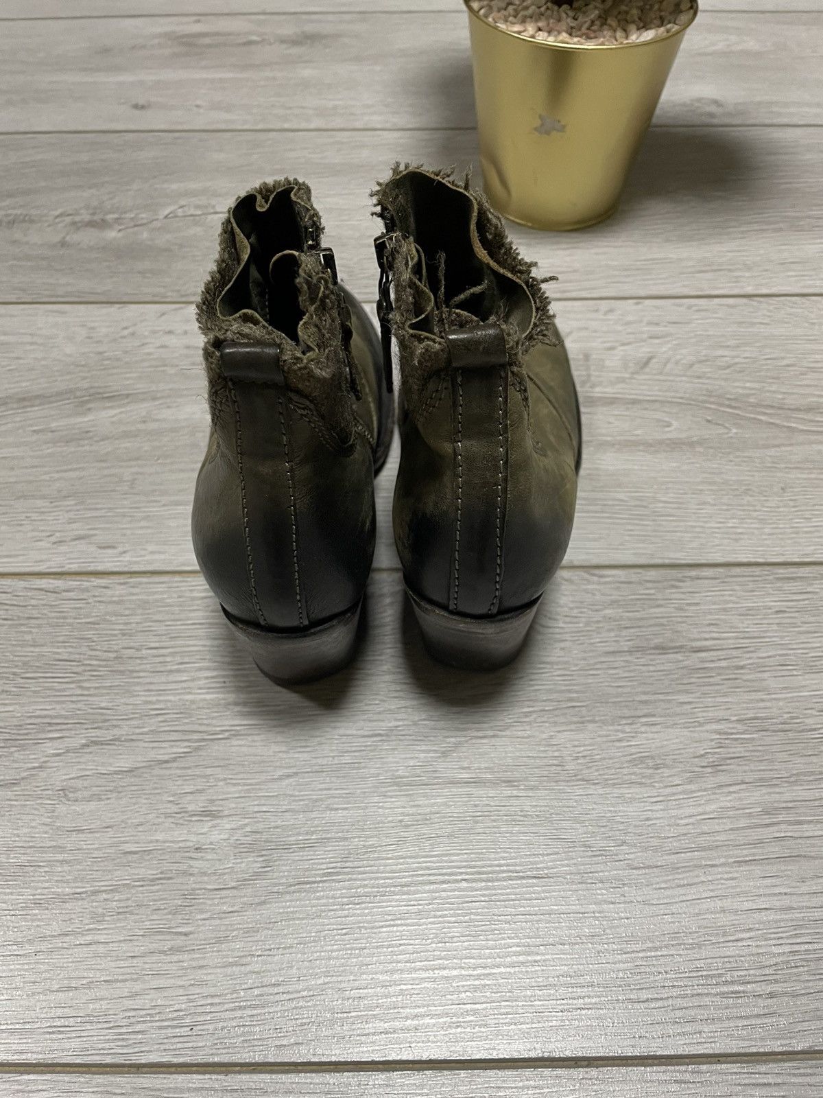 A.S.98 AS 98 vintage airstep distressed zip hight leather boots Size US 8 / IT 38 - 7 Thumbnail
