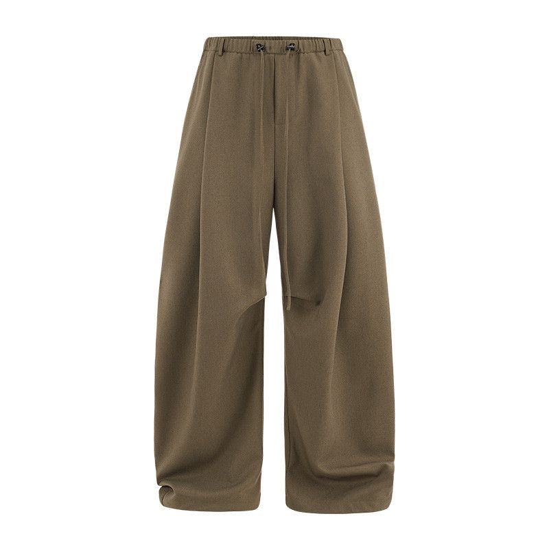 Japanese Brand Linen wide leg pants, loose solid color casual pants Size US 28 / EU 44 - 11 Thumbnail