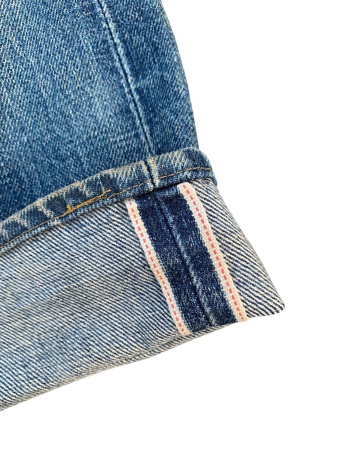 Levi's VINTAGE LEVIS 504Z BIG E TRASHER SELVEDGE DISTRESSED DENIM Size US 30 / EU 46 - 11 Thumbnail