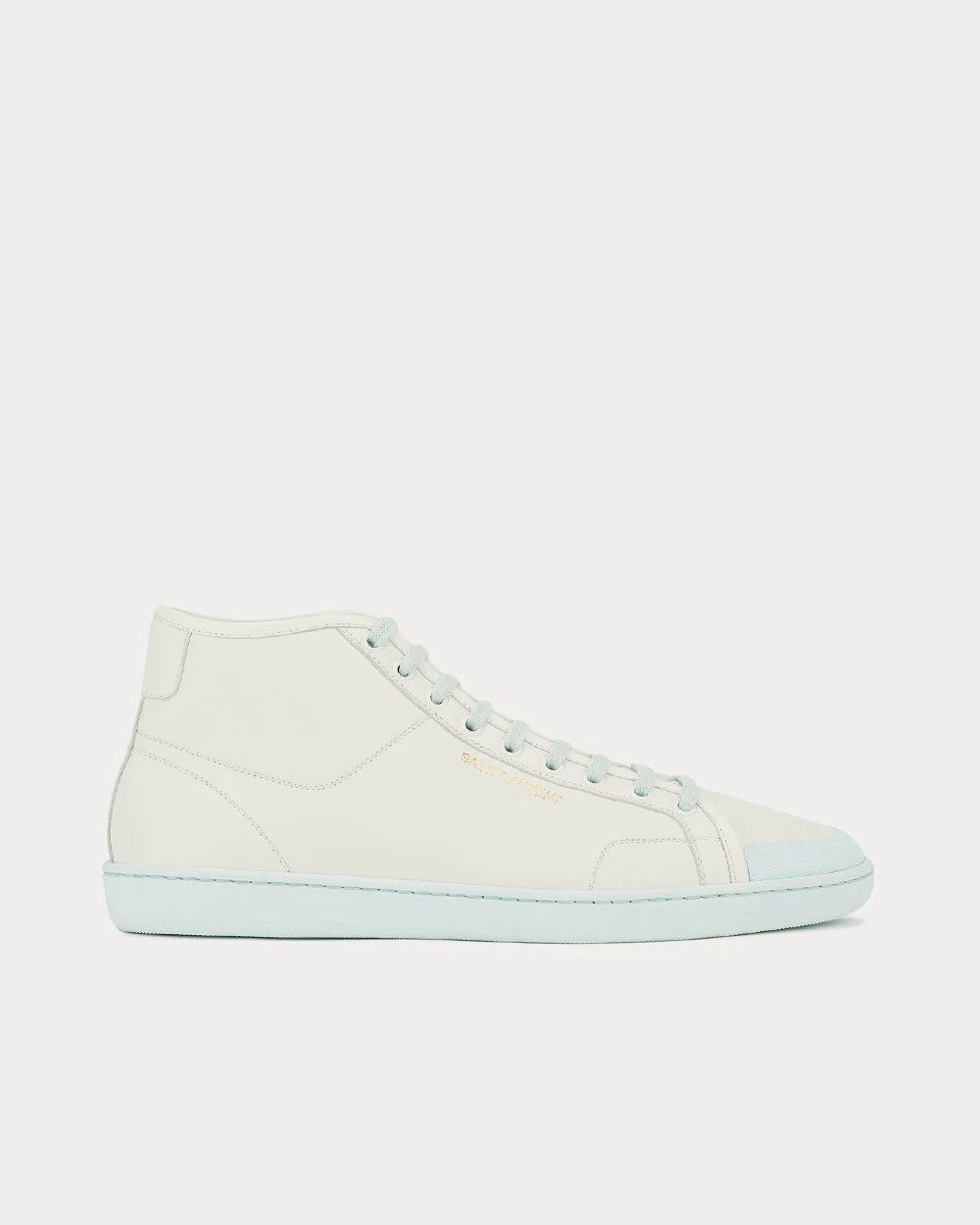 Saint Laurent Paris o1s1wg111024 Classic Sl/39 Mid-Top Sneakers Grained Leather Size US 8.5 / IT 38.5 - 1 Thumbnail