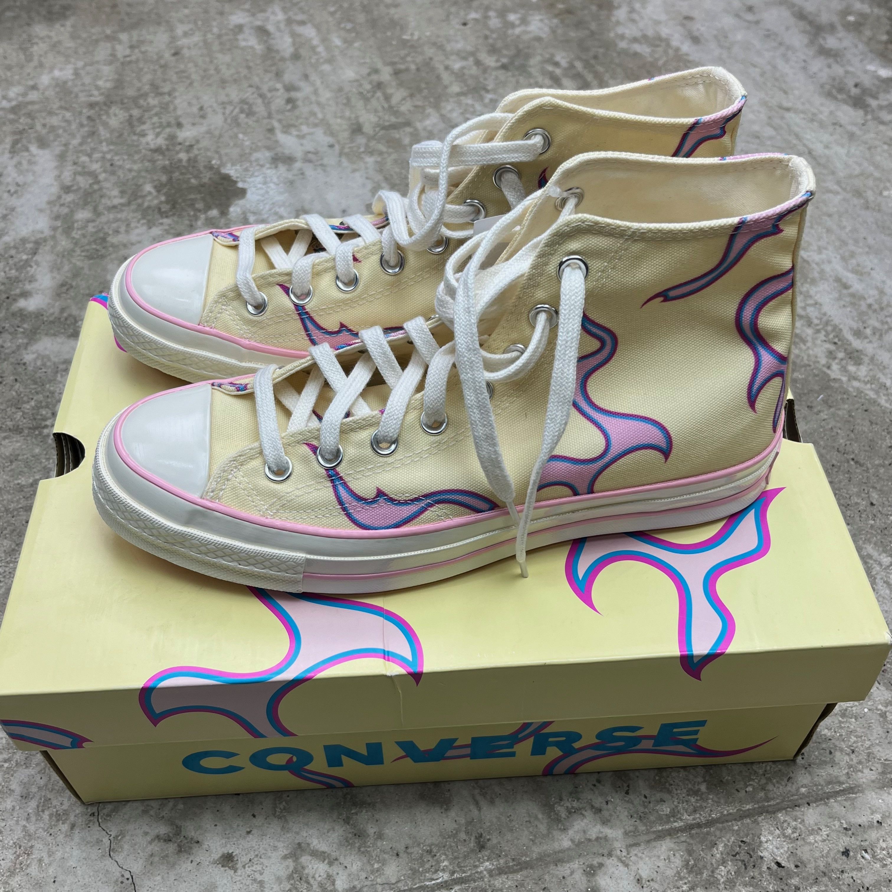 Converse GOLF WANG X CONVERSE CHUCK 70 HI YELLOW SNEAKERS - 5037 Size US 9 / EU 42 - 1 Thumbnail
