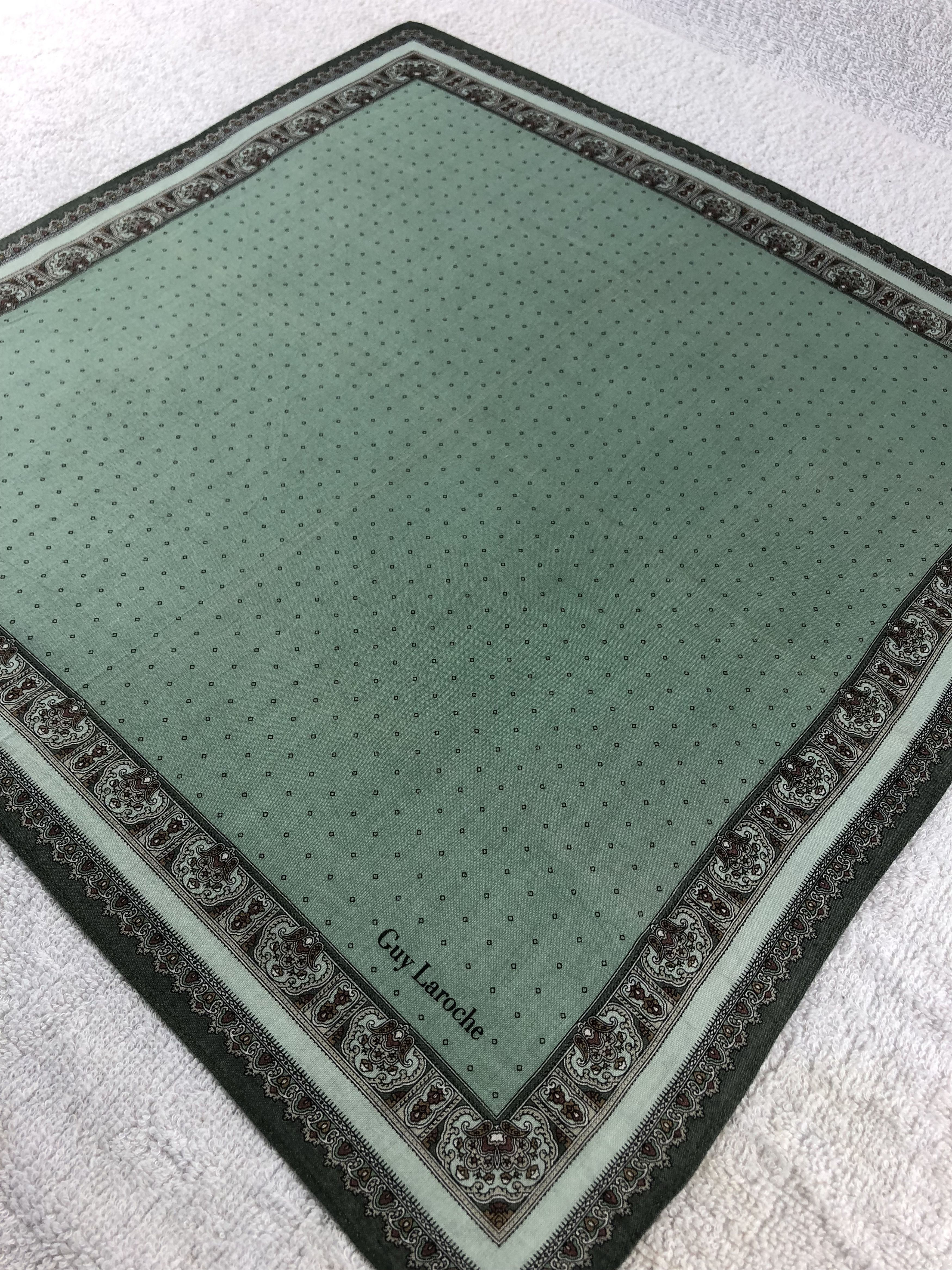 Guy Laroche × Vintage Guy Laroche Handkerchief / Bandana / Neckerchief Size ONE SIZE - 4 Thumbnail