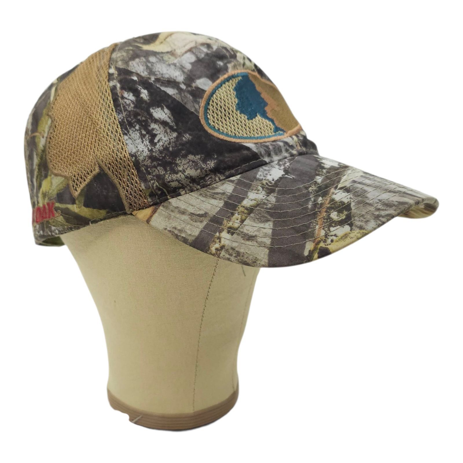 Signatures Mossy Oak Mesh Strapback Cap Hat Embroidered Logo Patch Size ONE SIZE - 3 Thumbnail